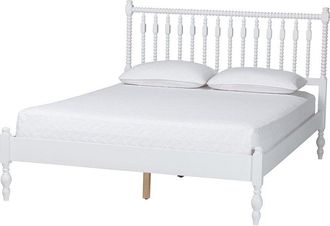Baxton Studio Callison Spindle Platform Bed