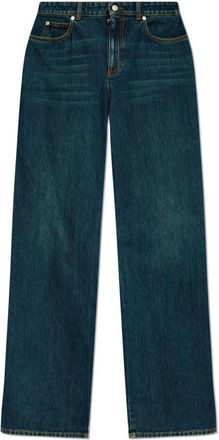 Alexander McQueen Wijde jeans - Dames - Loose Fit Jeans - Blauw - W27 - Denim - Jeans