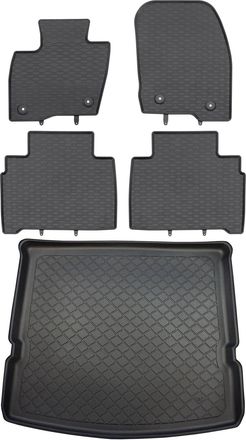 OEM Juego De Alfombrillas De Goma Para Coche Y Alfombrilla Para Maletero Para Ford S-max Ii Minivan Desde Septiembre De 2015