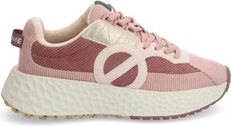No Name Roze Carter Jogger Sneakers - Dames - Sneakers - Veelkleurig - 40 EU - Katoen - Schoenen