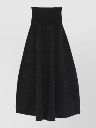 Extreme Cashmere high waist maxi a line flared skirt