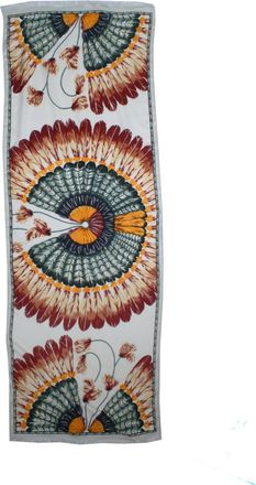 Herm&egrave;s Pre-owned Womens BRAZIL cashmere and silk scarf - Multicolour Wool - One Size