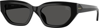 Burberry Stijlvolle zonnebril in zwart - Dames - Zonnebrillen - Zwart - 54 MM - Accessoires