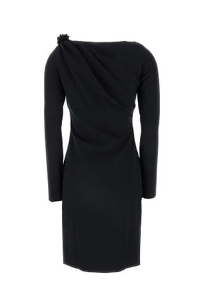 J.W.Anderson Womens Black Stretch Polyester Blend Dress Abiti