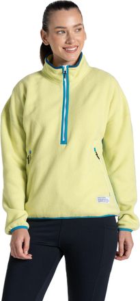Craghoppers Dames/Dames CO2 Renu Technology Half Zip Fleece Top (Sleutelkalk)