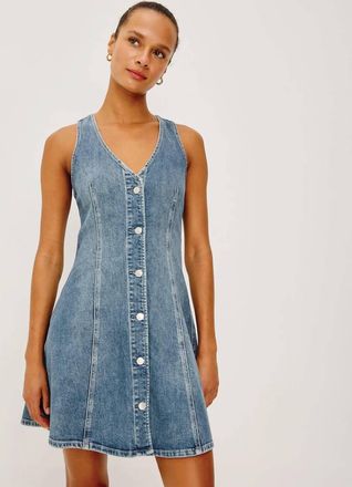 Rails The Anaheim Dress In Denim Heritage Blue