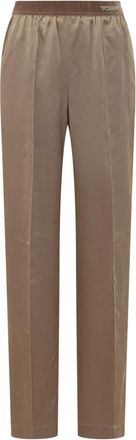 Tom Ford Straight Broeken - Dames - Straight fit broeken - Beige - L - Broeken