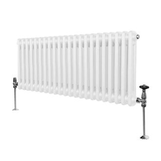 MonsterShop Traditional 2 Column Radiator - 300 x 1012mm - White