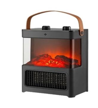 OEM Calefactor El&eacute;ctrico, Calefactor El&eacute;ctrico Con Espejo 3d Y Llama De Chimenea De Cristal Simulada, Cubierta Decorativa Para Radiador De Chimenea El&eacute;ctr