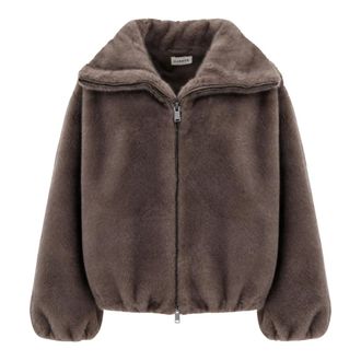 P.A.R.O.S.H. Mujer, Chaquetas, Marr&oacute;n, Talla: S