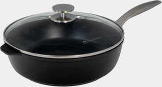 Swiss Diamond CHD Nonstick Saute Pan with Glass Lid, 4.1 qt in Black at Nordstrom