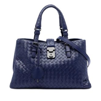 Bottega Veneta Pre-owned Bottega Veneta Small Nappa Intrecciato Roma Satchel Ladies UTWZMLD21FWMRR3K