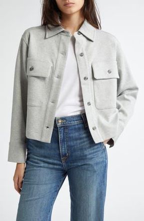 Vince Crop Jacket in H Mid Grey at Nordstrom Rack, Size Xx-Small