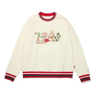 Li-Ning (WMNS) Li-Ning Rijindoujin Cartoon Graphic Sweatshirt Beige AWDT074-6