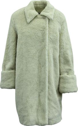 Maison Margiela Maison Martin Margiela Faux Fur Coat in Ivory Polyester