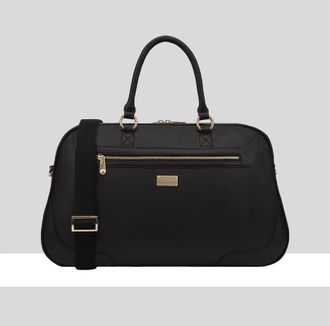 Paul Costelloe Womens Marico Leather Shoulder Bag - Black - One Size