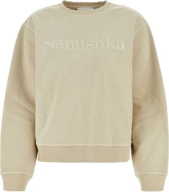Nanushka Sand Cotton Sweatshirt