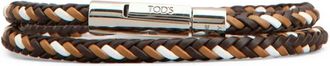 Tod's Zilverkleurige Sluiting Gegraveerd Logo Sieraden - Heren - Armbanden - Veelkleurig - ONE Size - Accessoires