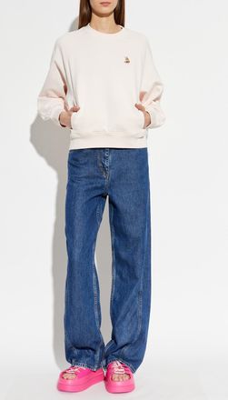 Maison Kitsun&eacute; Sweatshirt With Pockets, Womens, Pink