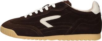 HUB Dayton Lage Sneaker - Heren - Sneakers - Bruin - 47 EU - Katoen - Schoenen