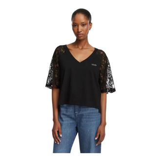 Liu Jo Dames, Tops, Zwart, Maat: 2XS