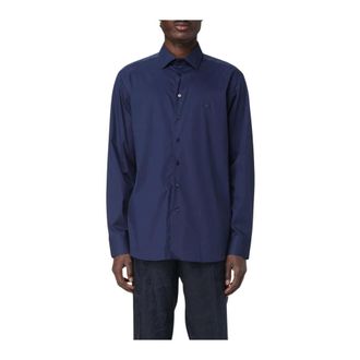 Etro Casual Shirts, male, Blue, 5XL, Sophisticated LongSleeve Dress Shirt