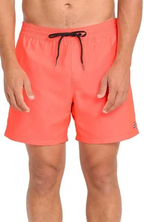 Billabong All Day Volley Swim Trunks in Bright Pink at Nordstrom, Size X-Large