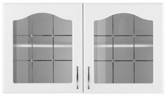 Wiho Küchen Glashängeschrank »Linz« 100 cm breit, mit 2 Glastüren
