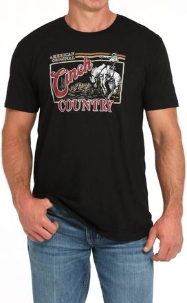 Cinch Country Logo Graphic T-Shirt In Black