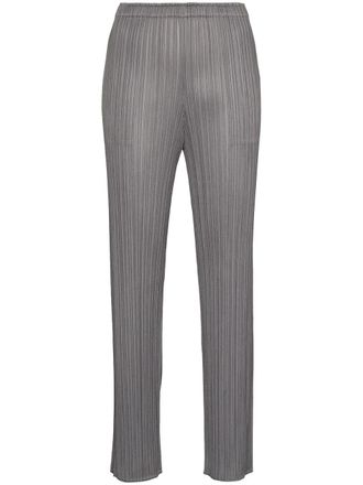 Pleats Please Issey Miyake Cropped plooibroek - Grijs