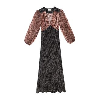 Rixo Mujer, Vestidos, Marrón, Talla: L