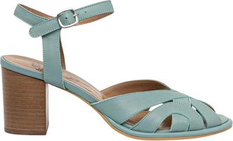 FLY London Mebu450Fly High Heel Sandalen - Dames - Schoenen - Blauw - Maat: 41 EU Leer