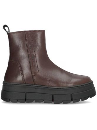 Canada Snow Mount Fiona Smooth Leather Ankle Boots