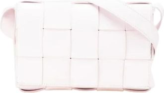 Bottega Veneta Pre-owned Cross Body Bags, female, Pink, Size: ONE SIZE Pre-owned Leather crossbody-bags