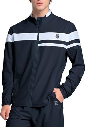 K-Swiss Ripstop Mens Tennis Jacket in Black at Nordstrom, Size X-Large