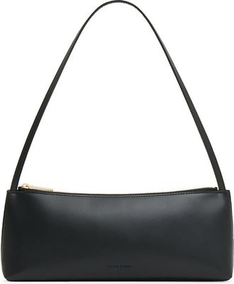 Mansur Gavriel Gaia Leather Baguette Bag in Black/flamma at Nordstrom