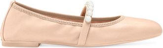 Stuart Weitzman Goldie Ballerina - Dames - Ballerinas - Roze - 38 1/2 EU - Leer - Schoenen