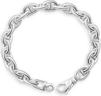Pompeii3 Mens Marine 14k Gold (37gram) or Platinum (69gram) 7.5mm Link Bracelet 8.5