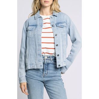 Thread & Supply Jackie Denim Trucker Jacket in Sabrina Wash at Nordstrom, Size Medium