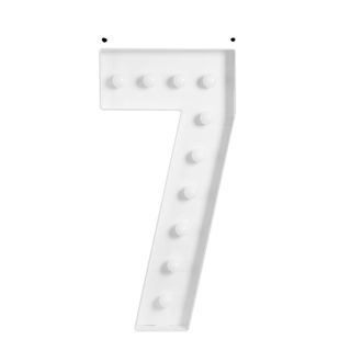 OEM L&aacute;mpara Led Digital, De Bajo Consumo, Construcci&oacute;n Robusta, Blanca, 100 Cm, 7