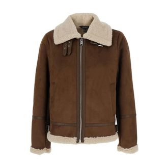 Ralph Lauren Jack met gespdetails van imitatieleer - Dames - Jassen - Bruin - M - Leer - Jassen