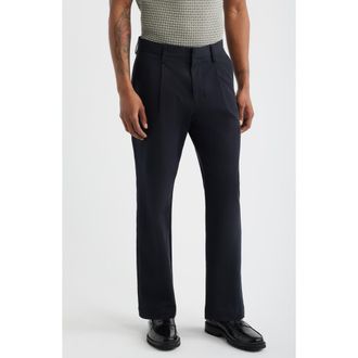 Open Edit Straight Leg Pants in Black at Nordstrom, Size 36