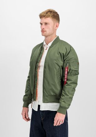 Alpha Industries Bomberjacke ALPHA INDUSTRIES MA-1 VF Vintage Fit 59, Herren, Gr. 3XL, gr&uuml;n (sage, gr&uuml;n), Obermaterial: 100% Nylon; Futter: 100% Nylon; F&uuml;llung: 100% P