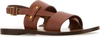 SOEUR Womens Sandals Brown Leather