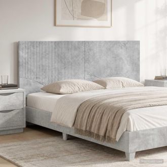 vidaXL Testiera Da Muro Hoorn Grigio Cemento Legno Ingegnerizzato Vidaxl