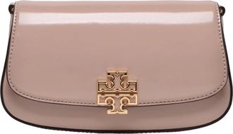 Tory Burch Britten Patent Convertible - Dames - Schoudertassen - Roze - ONE Size - Leer - Tassen