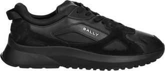 Bally Platform Sneakers - Heren - Sneakers - Zwart - 46 EU - Leer - Schoenen