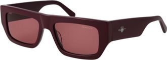 GANT Burgundy Acetate Sunglasses