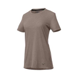 Mizuno Womens Inspire Tee In Vintage Khaki