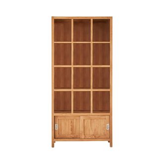 Tikamoon Biblioteca de teca maciza